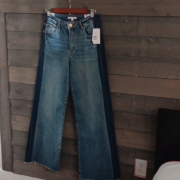 STS Blue Two-Tone Flare Jeans - Picture 3 of 11